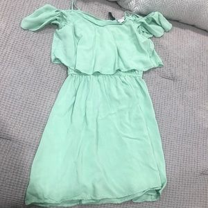 Mint green summer dress